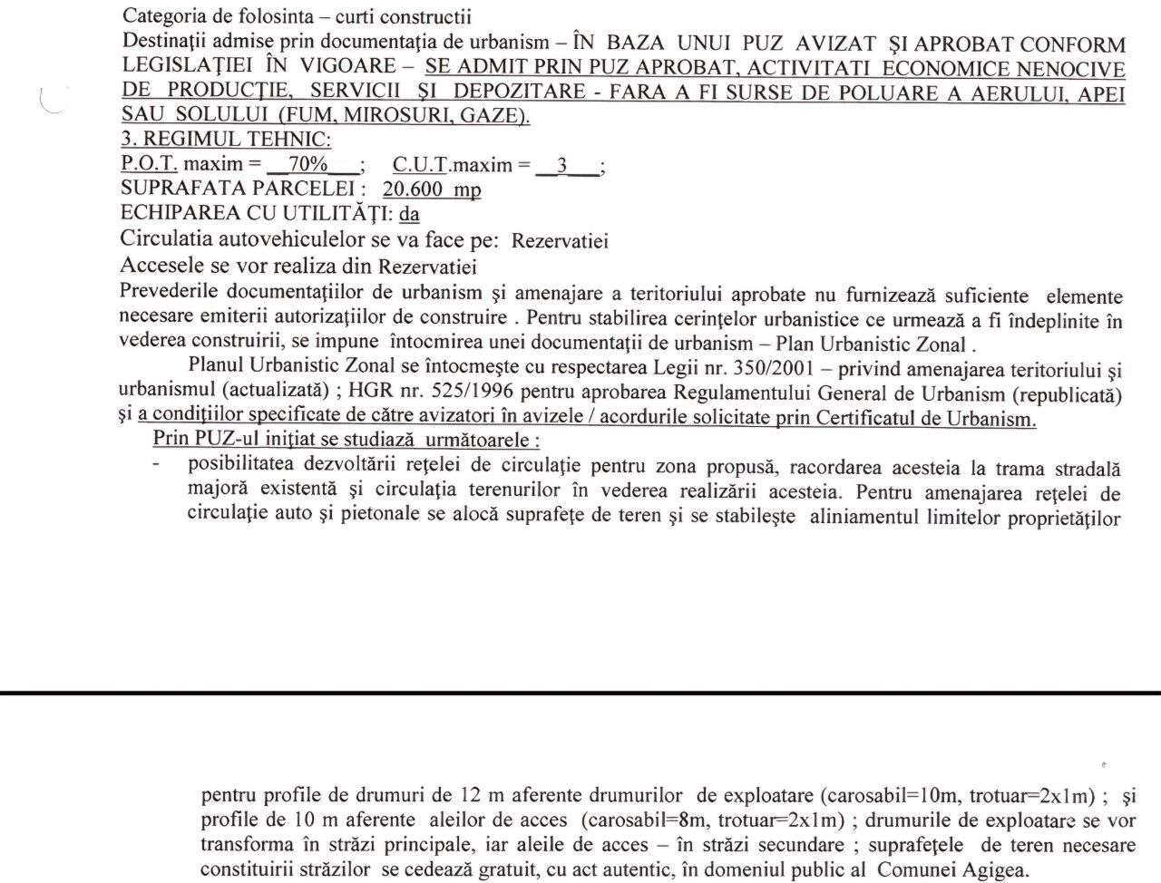 Teren Agigea 20600mp zona Port Agigea Poarta 10 - Imagine principală: 4/4