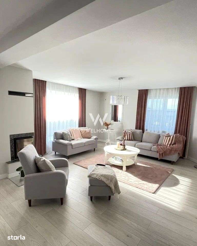 Casă premium, 500 mp teren, finisaje de lux, șemineu & garaj – Sibiu - Imagine principală: 4/17