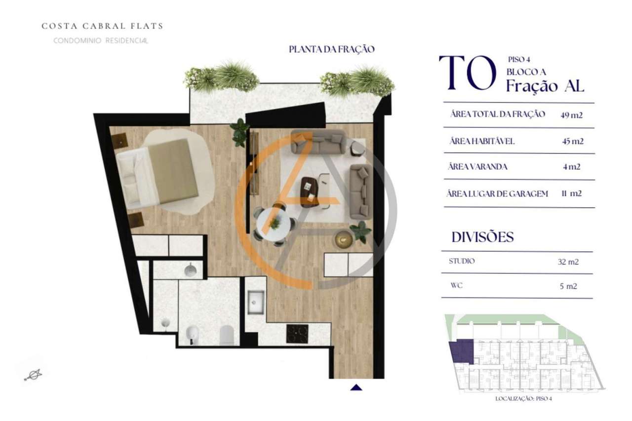Apartamento T0 | Costa Cabral Flats-16