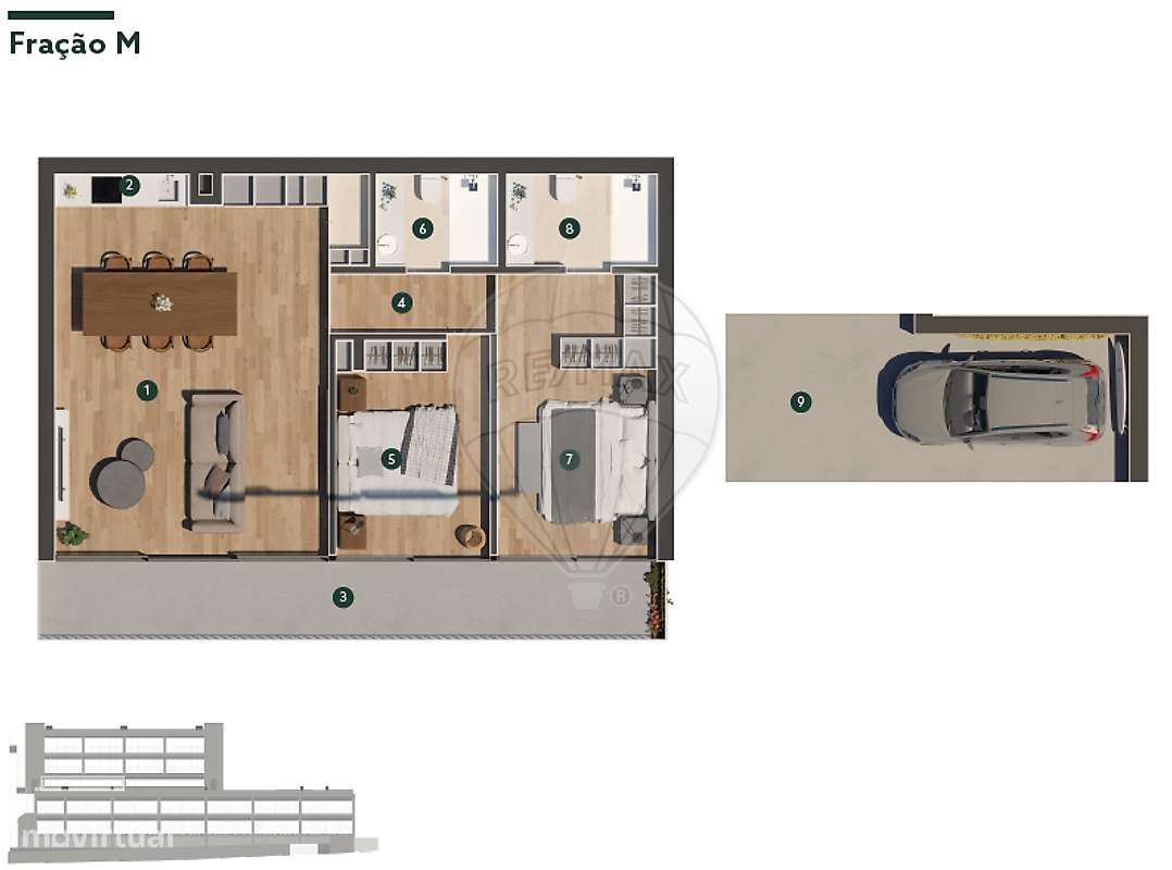 Apartamento T2 para venda - Grande imagem: 2/10