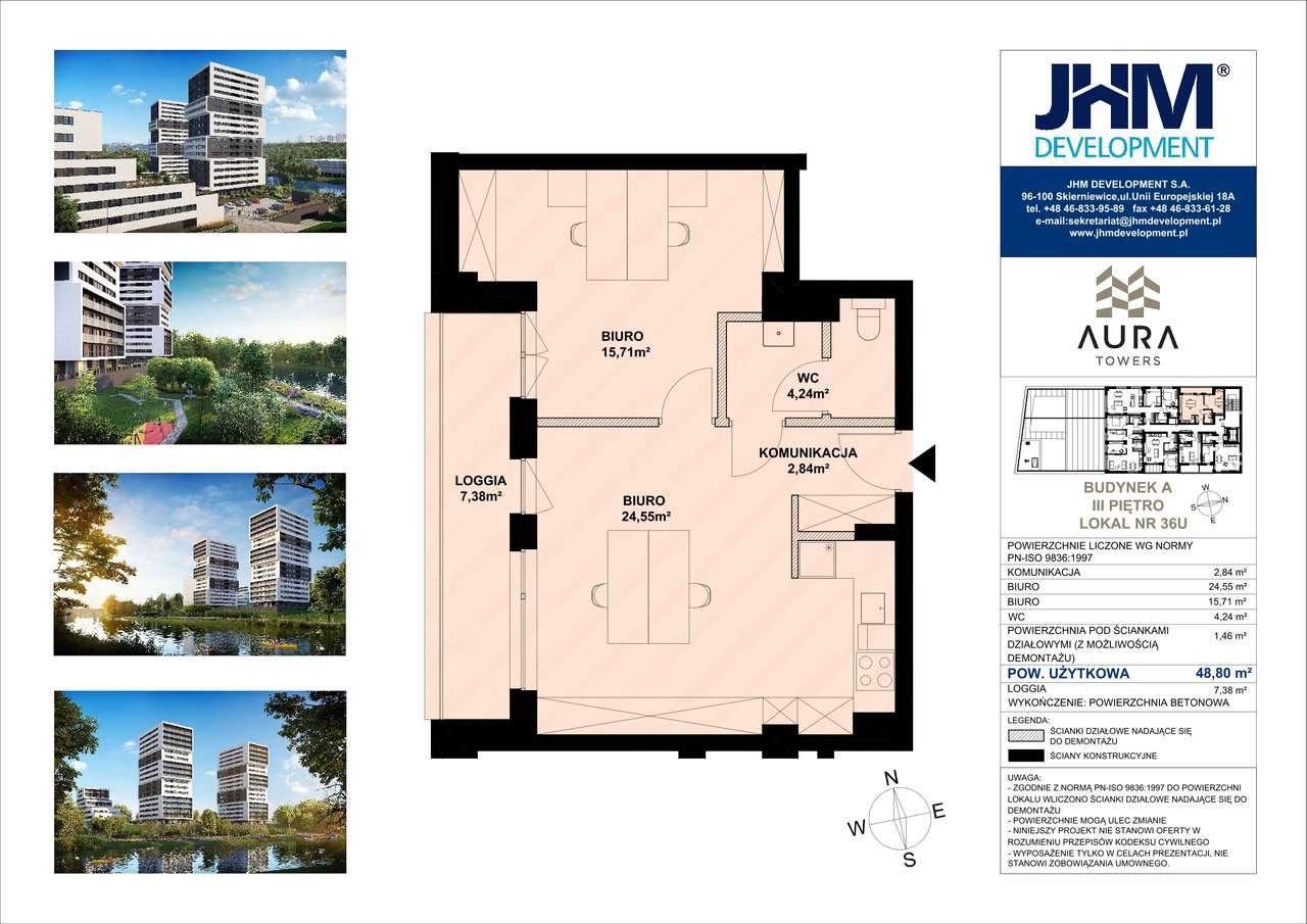 Aura Towers | mieszkanie A_3.36U - Pełny obrazek: 2/9