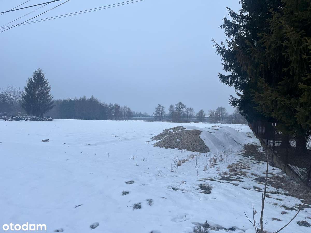 Działka 0,98 ha z WZ na 6 domów – Bogumiłowice, blisko A4 i PKP