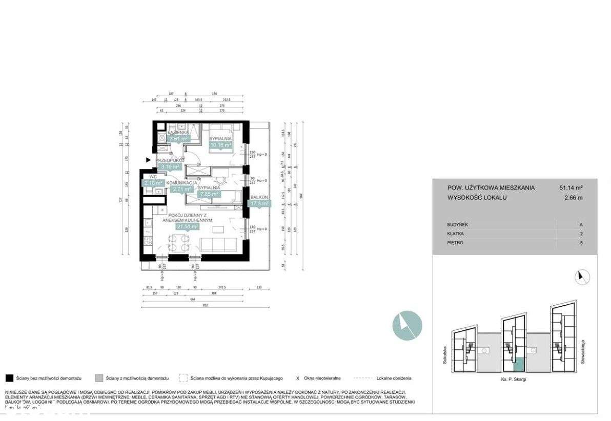 Nowoczesny Apartament 51,14 m² - Centrum Katowic-7