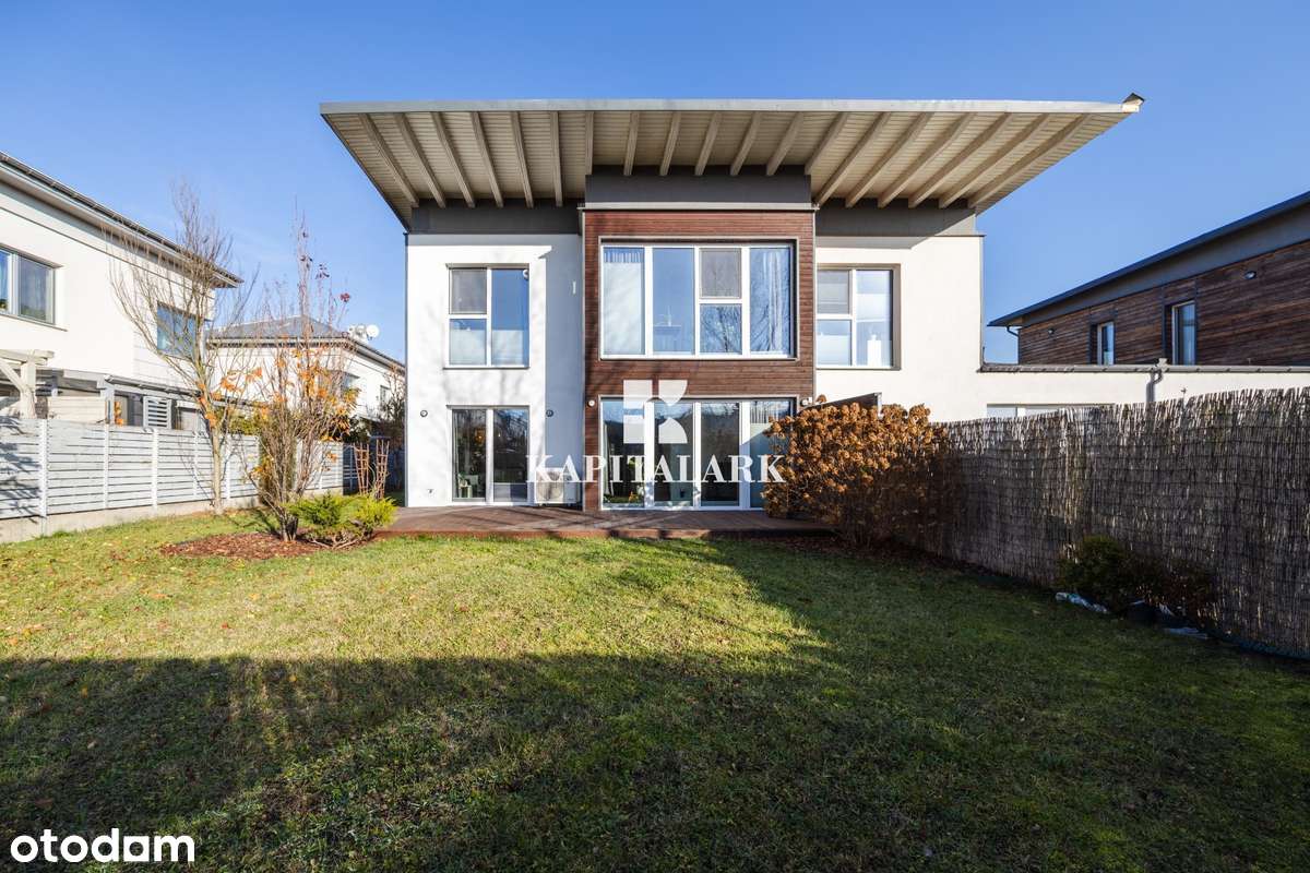 Pasywny dom w zielonej części Łomianek | 4 miejsca parkingowe | Ogród-14