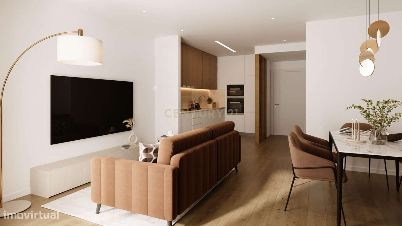 T2 NOVO - Viva com conforto e centralidade no Muralha Setúbal Residenc - Grande imagem: 5/8