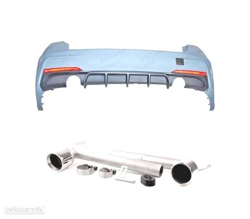 CONJUNTO PARA-CHOQUES + PONTEIRAS LOOK M PERFORMANCE PARA BMW SERIE 3 F31 11-18 - 5