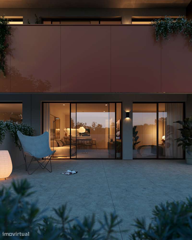 Apartamento T2 com varanda, garagem  junto Linha Metro V N Gaia-8