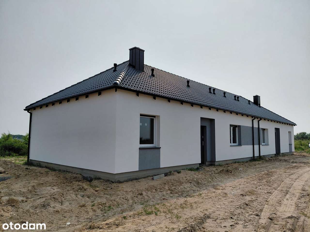 Siekierki Wielkie , nowoczesna zabudowa parterowa ze strefą buforową-13