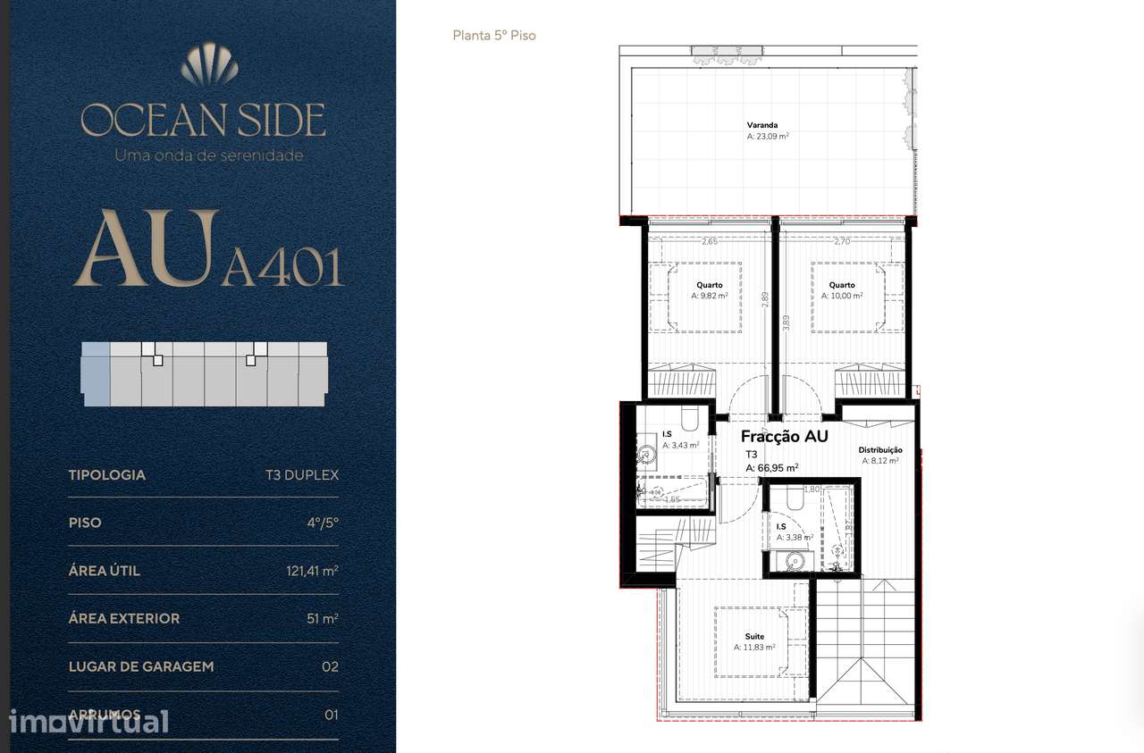 Apartamento T3 DUPLEX Novo c/ Lugar de Garagem em Canidelo-29