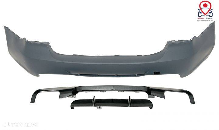 Kit Exterior compatibil cu BMW Seria 3 E90 (2005-2008) M-Technik Design cu Praguri Laterale Tuning - 4