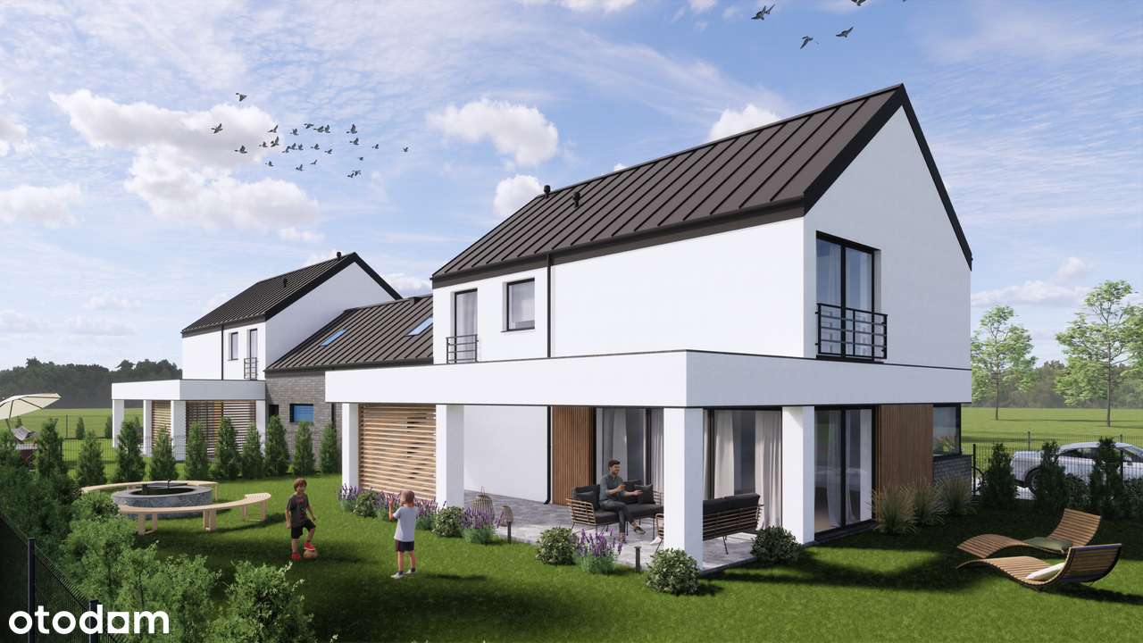 salon 55m2,działka 595m2,gotowe do odbioru wkrótce