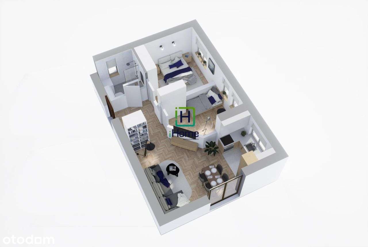 3 pokoje 50 m² + ogródek 100 m²-15