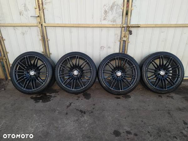 BMW E60 E61 19cali  5x120  CARSONIC 8,5Jx19  9,5Jx19 +opony 7mm Super WZÓR i Stan - 1