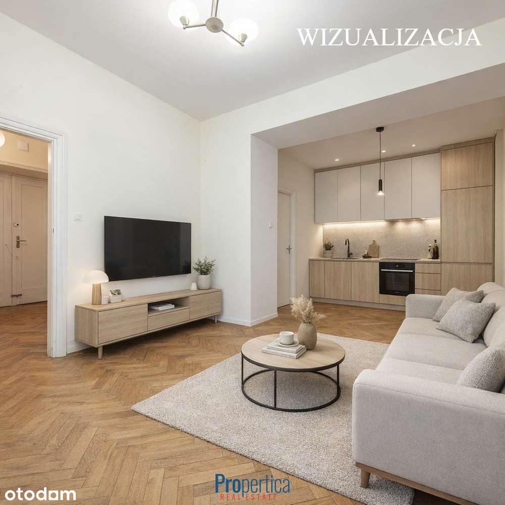 Ciche mieszkanie w przedwojennej kamienicy - 71 m²-2