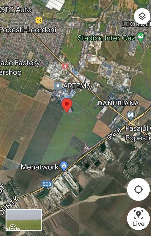 Teren intravilan Popesti Leordeni (la limita zonei industriale)-0