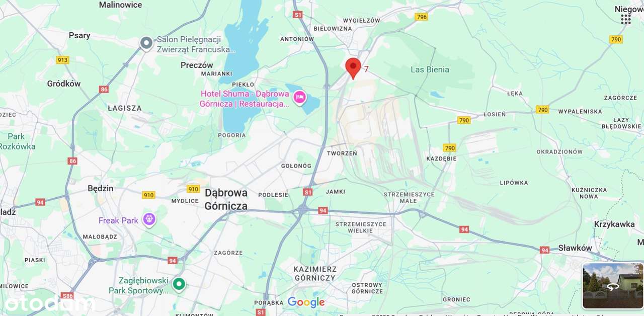 Dom w Dąbrowie Górniczej, ul. Dreszera - duża działka 1322m2 - Pełny obrazek: 4/13