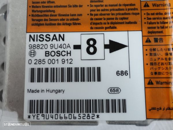 Centralina De Airbags Nissan Note (E11, Ne11) - 3