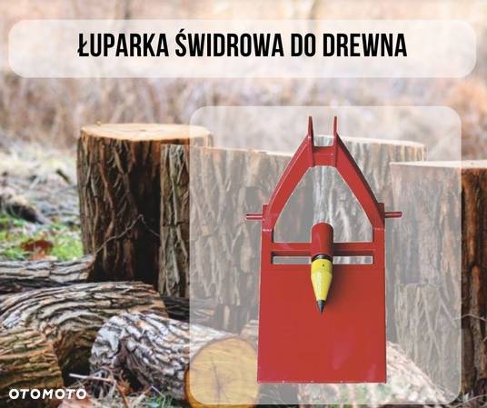 Łuparka świdrowa do drewna/pniaków STRUMYK wałek wom/ świder 100mm - 1