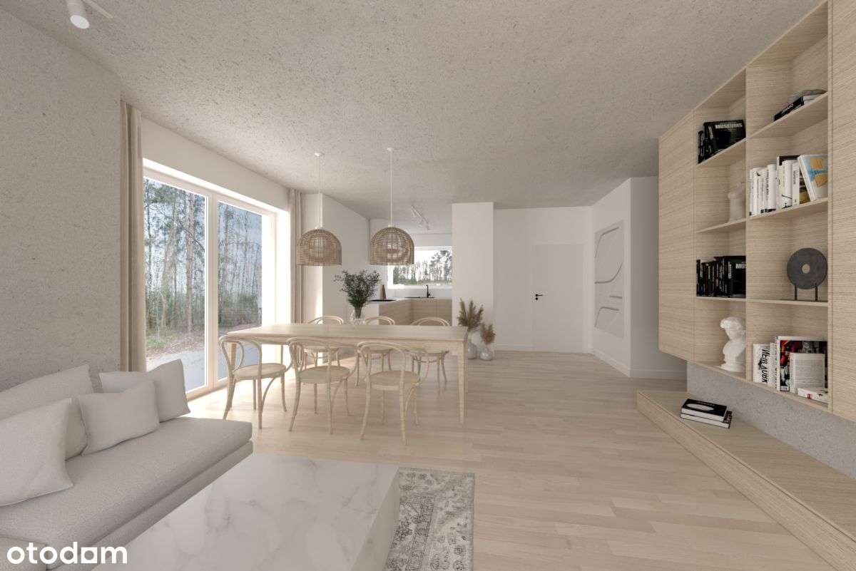 Dom parterowy w otulinie lasu-5