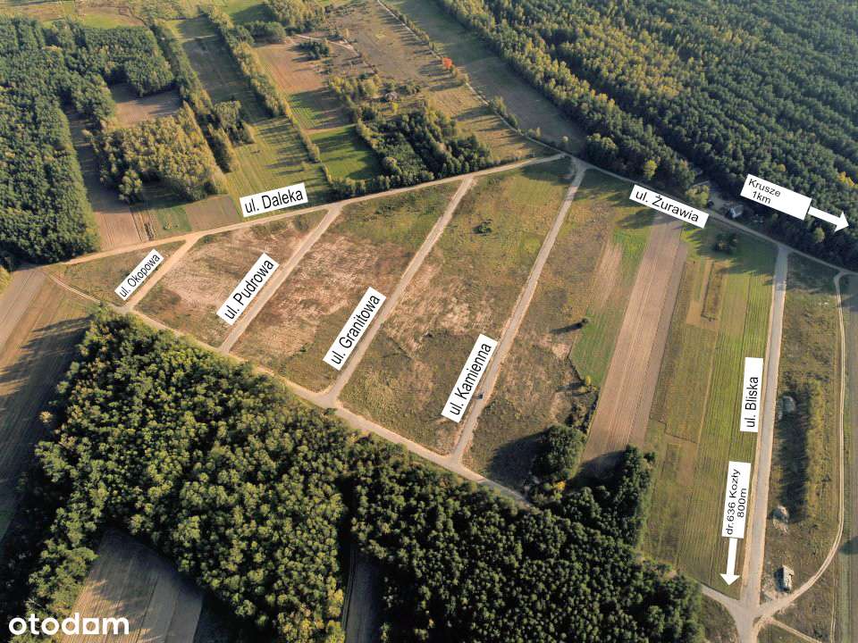 KRUSZE Działki budowlane PROMOCJA 129 tys. zł za sztukę-1