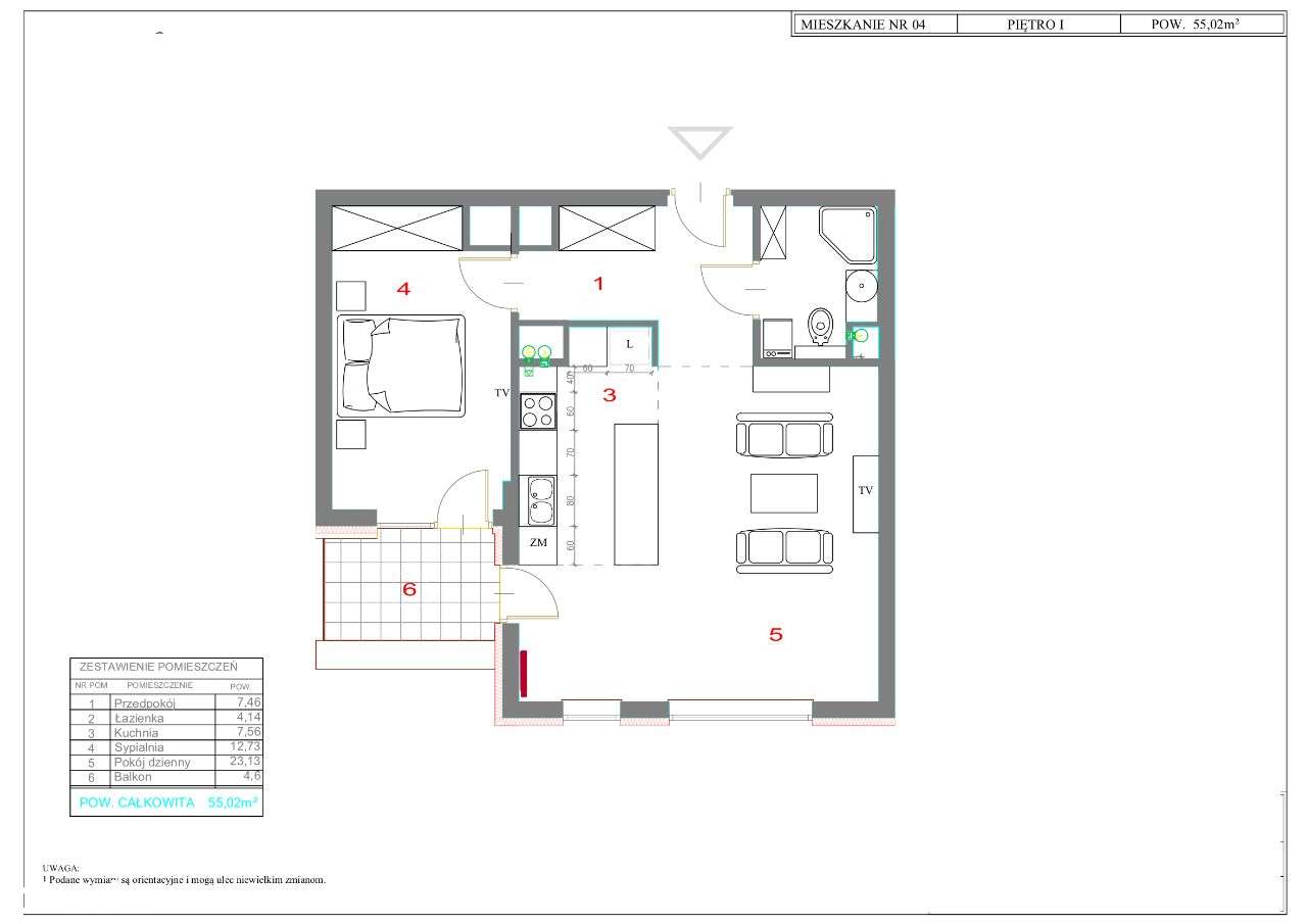 ul. DĄBSKA 18 || Na sprzedaż mieszkanie 53 m2-16