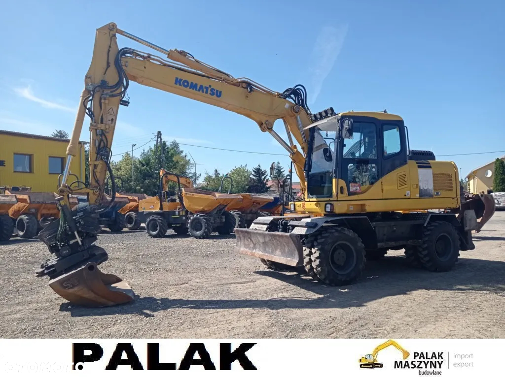 Komatsu Koparka kołowa  KOMATSU PW 160-7 E   +ROTATOR   , 2009  rok - 8