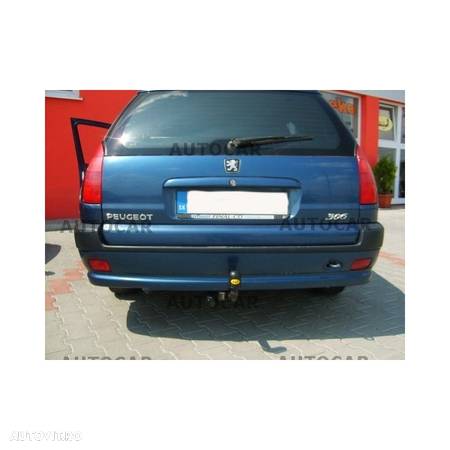 Carlig de remorcare pentru  Peugeot 306 - Combi, ( 7E, N3, N5 ) - sistem semidemontabil -cu suruburi - din 1997 pana 2002 - 10