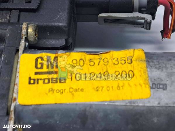 Macara electrica geam dreapta fata Opel Zafira A (F75) [Fabr 1999-2005] 90579571 - 3