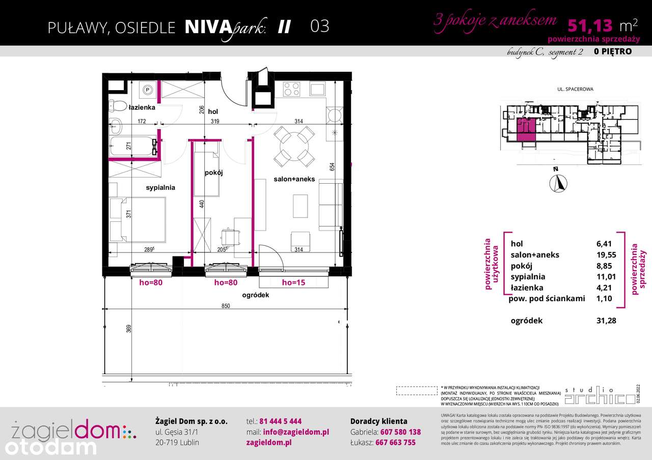 Niwa Park etap III | nowe mieszkanie C2 03 (lokal C2 M 03)