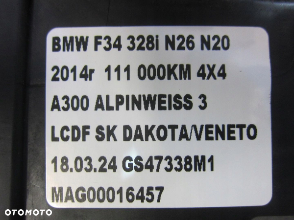 BMW 3 F34 328I N26 F22 F30 FILTR POWIETRZA OBUDOWA 8623104 13718623104 - 11