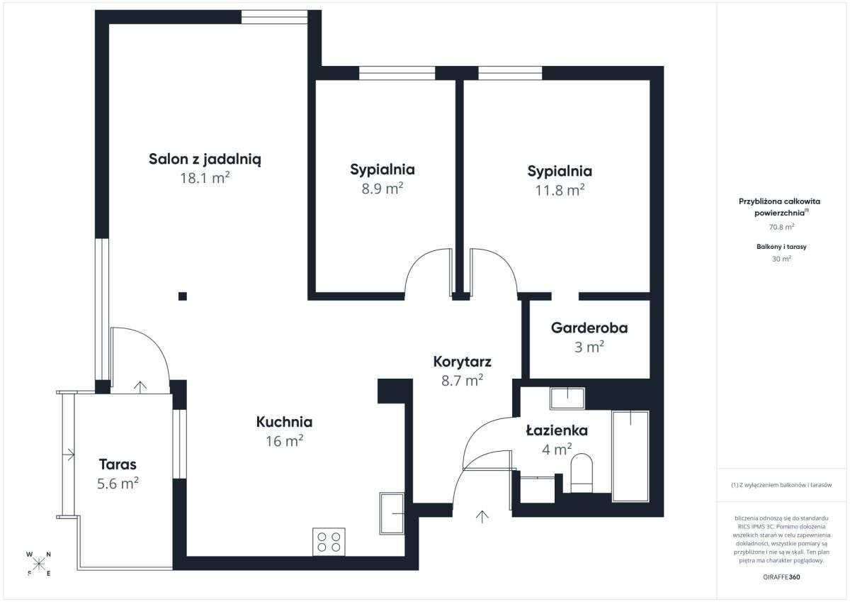 3 pokoje, taras, ogród. Twoja przestrzeń do życia.-17