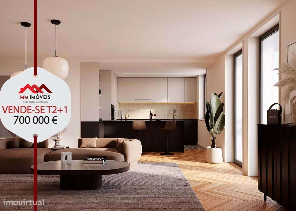 Apartamento T2 1 Nova Construcao Cedofeita Luxo Varanda Gar