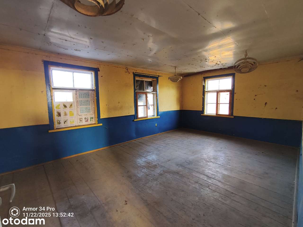 STARY DREWNIANY DWOREK w Łosince z 1890 roku.  REWEACYJNY ZDROWY DYL-13