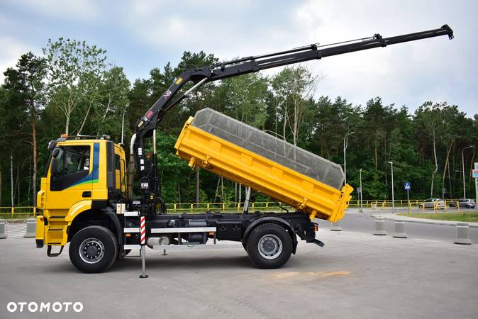 Iveco TRAKKER 330 4x4  Hiab 111 HiDUO EURO 5 HDS Żuraw Wywrotka Crane Kiper - 6