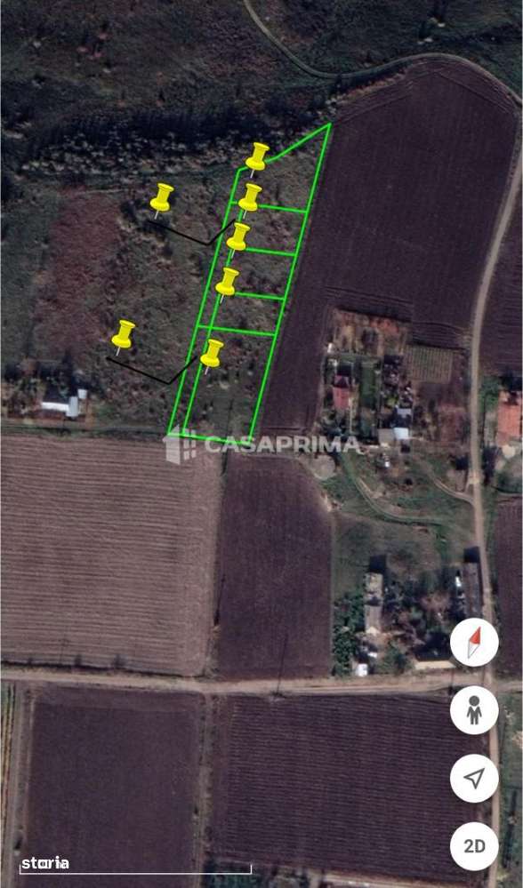 Teren 3000 mp, Sorogari - Aroneanu, ideal investitie, parcelat - Imagine principală: 4/6