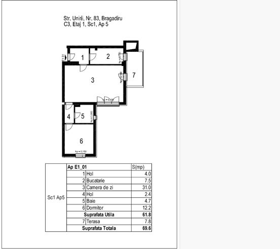 Vanzare apartament 2 camere rate fixe la dezvoltator 30 de ani-1
