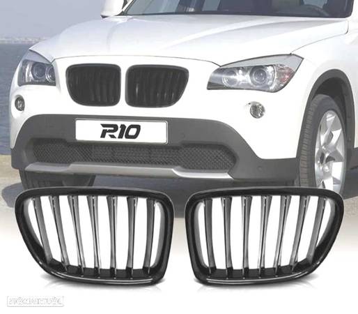 GRELHAS DESPORTIVAS PARA BMW X1 84 LCI 12-14 PRETO BRILHANTE - 1