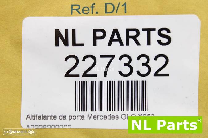 Altifalante da porta Mercedes GLC X253 A2228200202 - 7