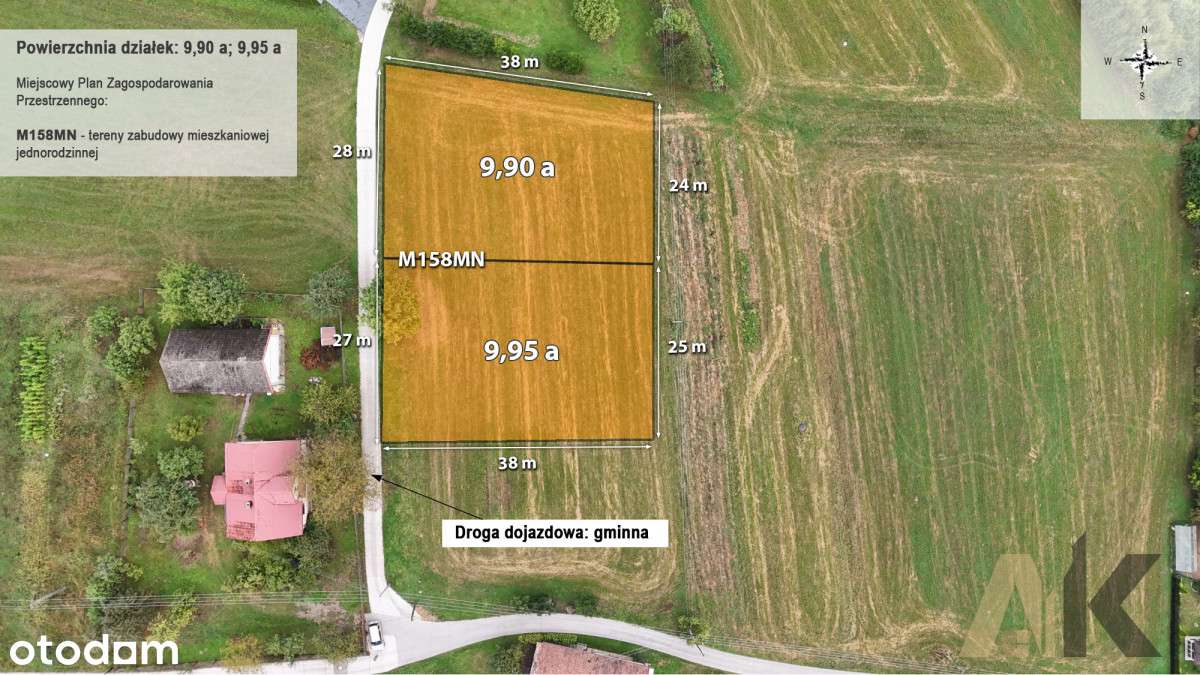 Działki budowlane -  Stróże - Pełny obrazek: 5/15