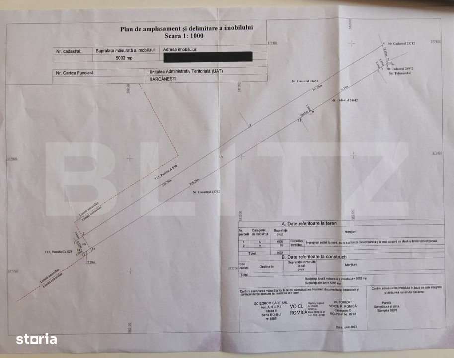Teren extravilan, 5002 mp, Tatarani - Imagine principală: 2/2
