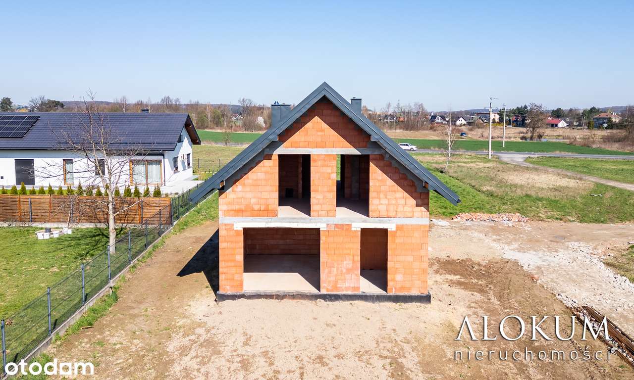 Domy w centrum Gdowa, stan surowy otwarty. - Pełny obrazek: 1/16