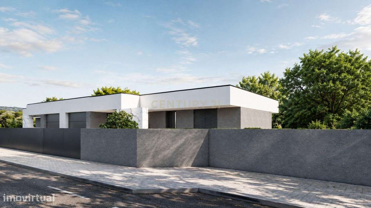 Moradia T3 Térrea Moderna com Garagem e Jardim em Gandra-16