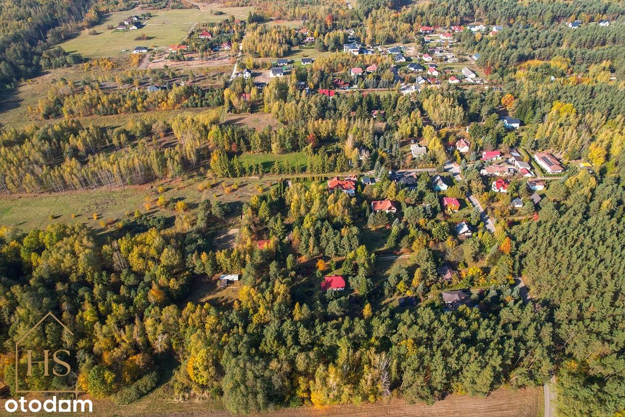 Piękna działka pod zabudowę/Zalesie gm. Żabia Wola/35 min od Wa-wy-16