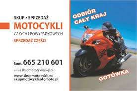 SKUP - SPRZEDAŻ MOTOCYKLI CAŁYCH I POWYPADKOWYCH EXPRESOWO CAŁA POLSKA MOTO-HANDEL CZERSK logo