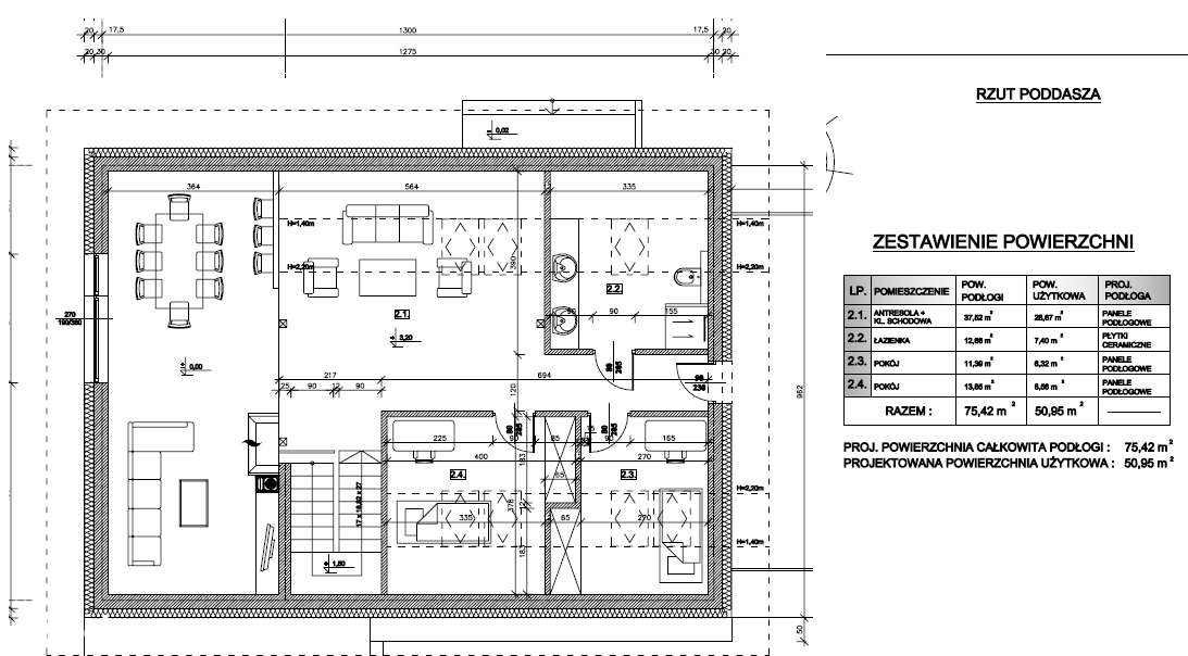 Działka budowlana z projektem – Pogwizdów, ul. Graniczna BEZ PROWIZJI-6
