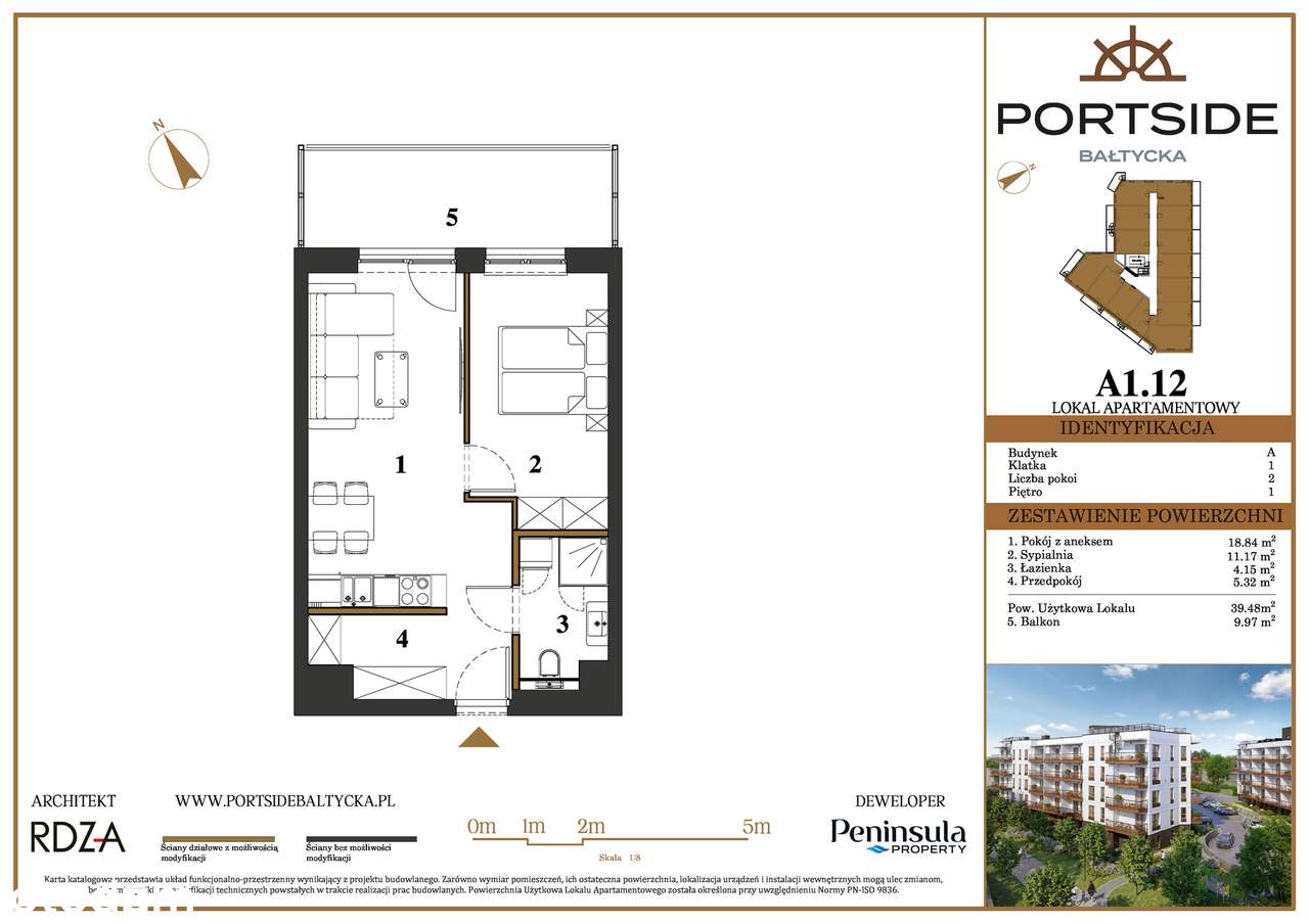 Portside Bałtycka - A1.12 - Pełny obrazek: 2/7
