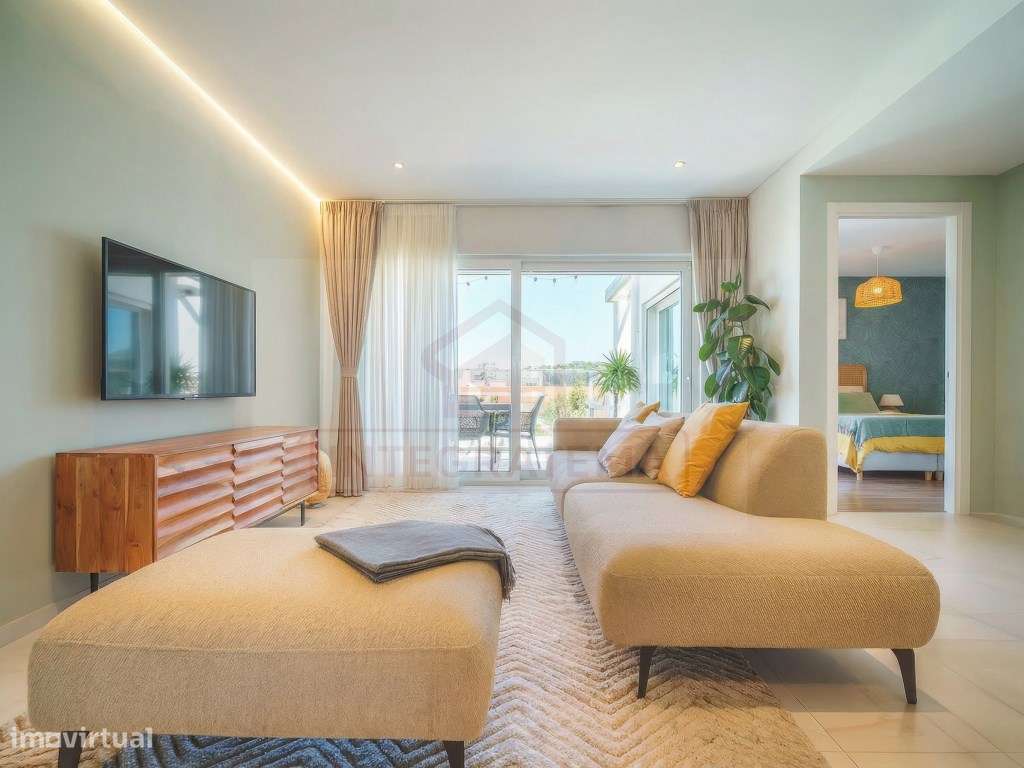 Apartamento T2 com rooftop e estacionamento - Mar à Vista-5