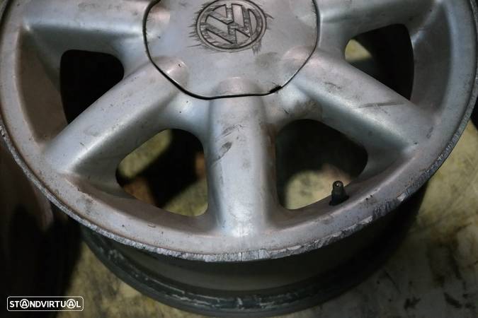 Conjunto jantes Volkswagen Golf III GT 14 polegadas 4X100 Volkswagen - 6