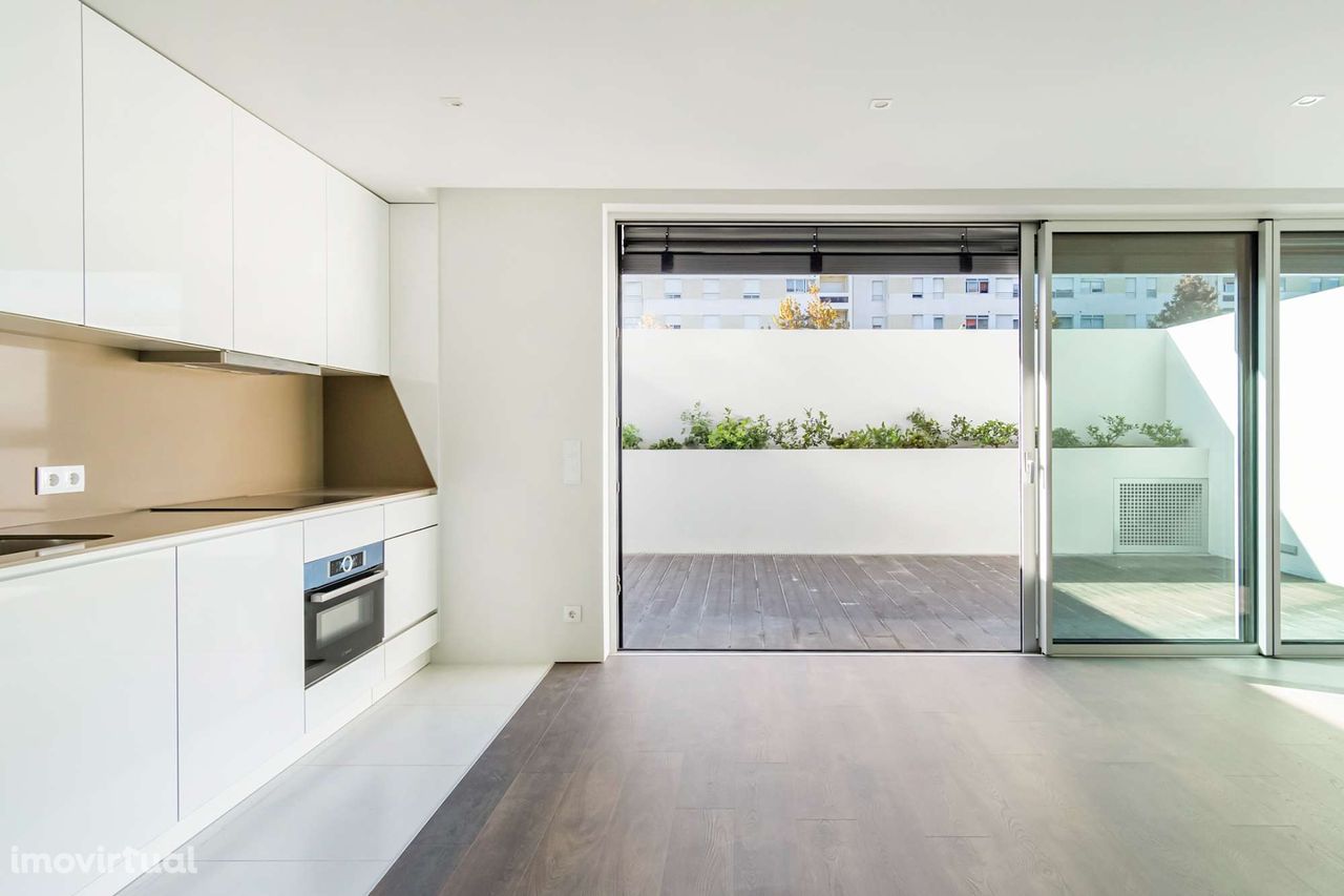 Estúdio com terraço e garagem em Matosinhos, Porto