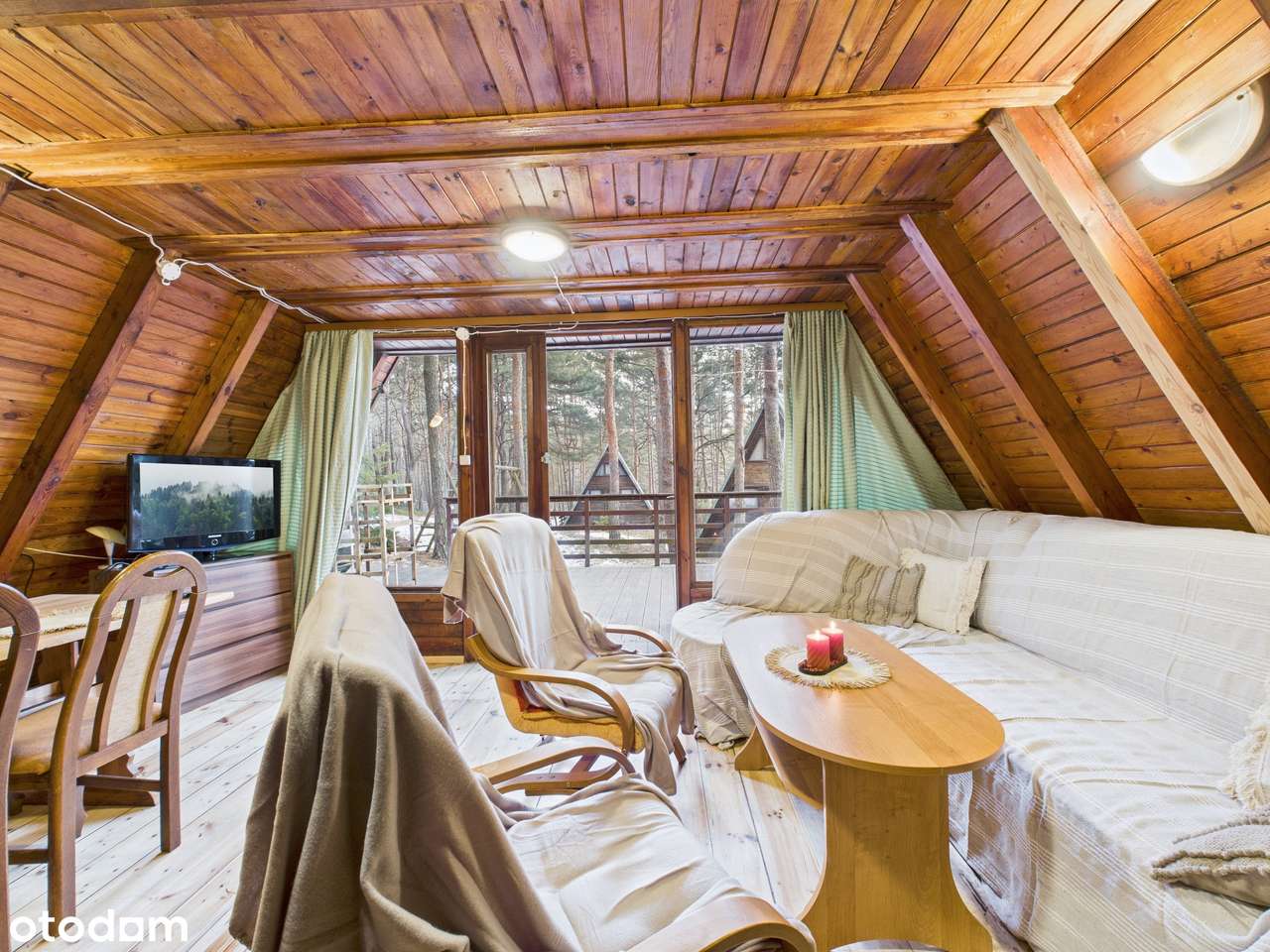 Domek Letniskowy w Lesie Kominek Wyposażenie W Cenie Warężyn-16